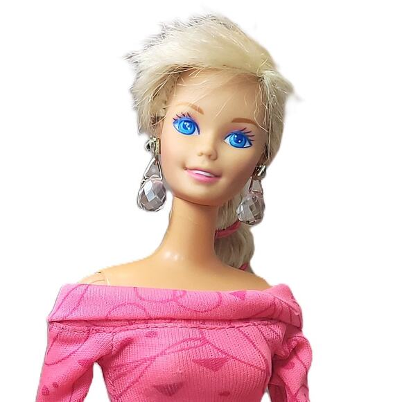 1992 Vintage Redressed Earring Magic Barbie W/Cool Boots - Picture 9 of 11